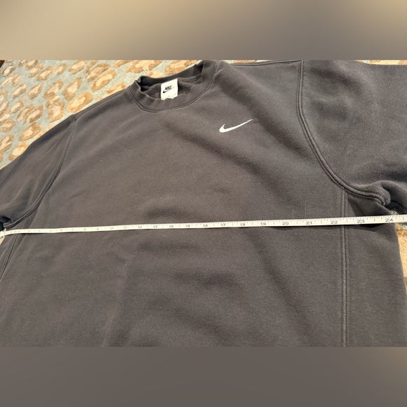 Nike Men's Charcoal Crewneck Sweater - Picture 4 of 7
